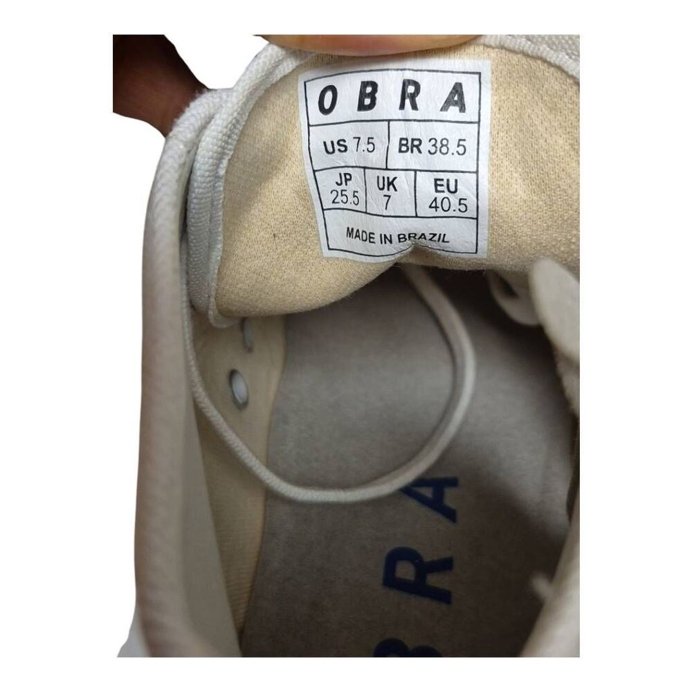 Terra Canvas High Full Cap - White/Off White/Obra Blue Sz US W9/M7.5 - Picture 7 of 9